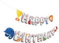 Baseball Happy Birthday Banners Baseball Happy Birthday Bunting Decorations Sports Banner for Kids Boys Sports Themed Party Carnival Party Decorations Supplies
