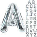 TONIFUL 40 Inch Large Silver Letter A Balloon - Foil Mylar Big Letter for 2026 New Year Eve Graduation Wedding Baby Shower Birthday Party Anniversary Supplies Decorations