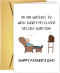 UUEFKTN Funny Fathers Day Card Gifts from Daughter Son, Humor Father's Day Card Gift for Dad Stepdad, Ideal Gift for Fathers Day, Happy Father's Day Card Gift for Dad Grandpa