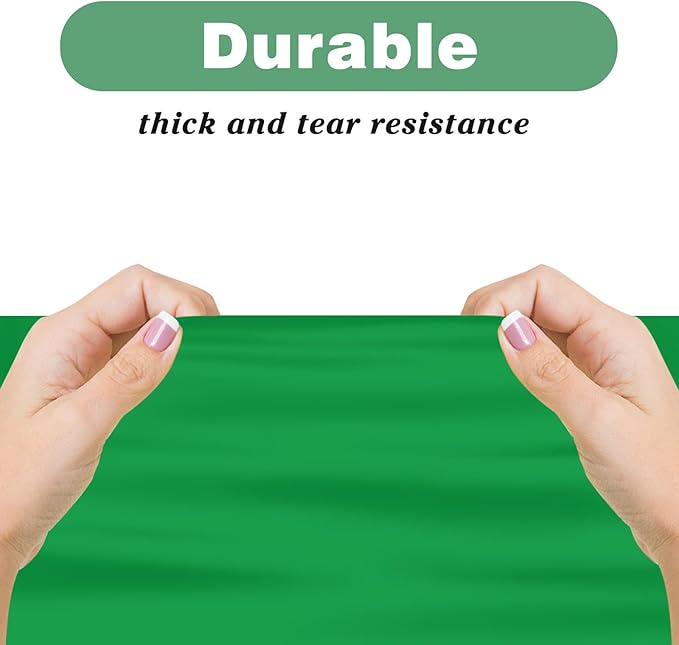 Kopokita 12PCS Dark Green Plastic Tablecloths 54 x 108 Inch, Disposable Table Cloths Rectangle Party Table Covers