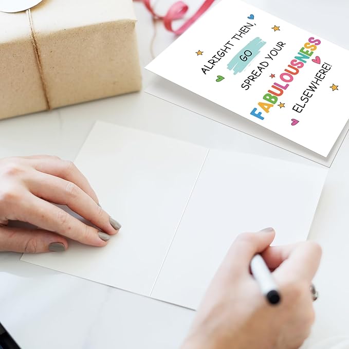 Funny Leaving Card for Coworker & Friend - Farewell & New Job Card for Women & Men