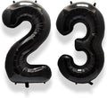 AULE 40 Inch Large 23 Balloon Numbers Black, Big Foil Number Balloons, Giant Helium Happy 23th Birthday Party Decorations for Man and Women, Huge Mylar Anniversary Party Supplies