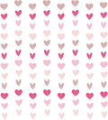 Capoda 8 Pcs Valentine's Day Garland Decorations Rose Gold Pink Burgundy Heart Garland Banners Glittery Valentines Hanging Decor for Sweet Day Birthday Wedding Anniversary Party Supplies