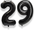AULE 40 Inch Large 29 Number Balloons Black, Big Foil Number Balloons, Giant Helium Happy 29th Birthday Party Decorations for Man and Women, Huge Mylar Anniversary Party Supplies