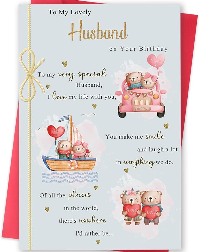 Funny Birthday Card Gifts for Men Husband Boyfriend, Perfect Mens Birthday Gifts Ideas, Bday Decorations for Men