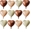 Retro Heart Shaped balloons Pack of 12,18 Inch Love Valentine Balloons Heart Romantic Balloons For Valentines Day Propose Marriage Wedding Bridal Shower Engagement Party Decorations