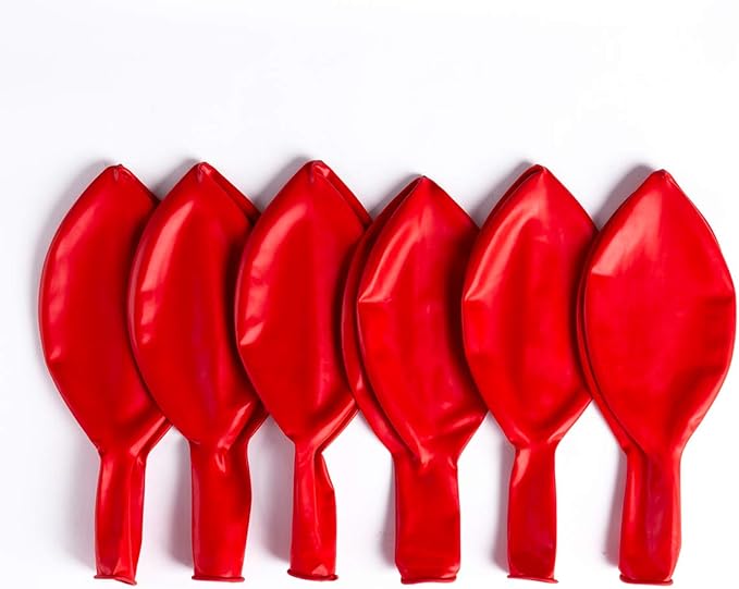 36 Inch Giant Round Balloons Red 6 Packs Latex Balloons for Photo Shoot Wedding Baby Shower Birthday Party Decorations