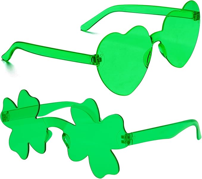 Heart Sunglasses 2 Pairs Heart Shaped Sunglasses Womens Heart Glasses Rave Sunglasses for Women Party Favors