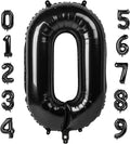 Number 0 Balloons 40 Inch Black Number Balloons for 10 20 30 40 50 60 70 80 90 100 Numbers Balloon Birthday Decorations Wedding Event Baby Shower