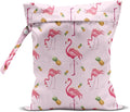 Beach Essentials, Wet Bag for Swimsuit Dirty Clothes Yoga Gym Diaper, Wet Dry Bag, Beach Vacation Essential for Travel Poor Bathing Summer Flamingo Gifts