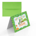 SssSSssUPER Friend Snake Themed Birthday Pun Themed Single (1) All Occasion Blank Birthday Card To Send To Friends & Family, 4"x 6" (when folded) Fill In Greeting Note Card by AmandaCreation
