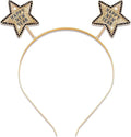 Happy New Year Headbands for Women, New Year’s Eve Hat Star Hairbands New Year Party Supplies Holiday Gifts