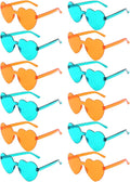 Heart Sunglasses 12/18/24 Pcs Heart Shaped Glasses for Women Cute Funny Party Glasses Party Favors Accessories