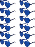 Heart Sunglasses 12/18/24 Pcs Heart Shaped Glasses for Women Cute Funny Party Glasses Party Favors Accessories