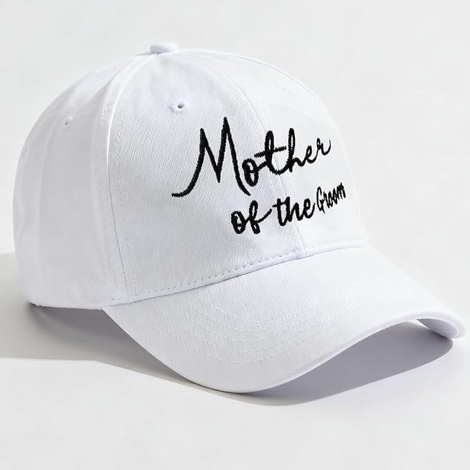 Adjustable Embroidered Hat for Bridal Shower Wedding Engagement Anniversary Honeymoon Newlyweds Couples Gifts