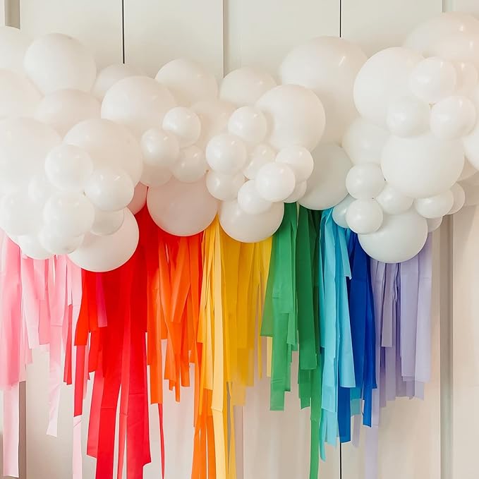 105pcs White Balloons 12inch Party Balloons for Birthday Baby Shower Graduation Wedding Anniversary Party Decorations