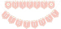 ZHENGYE Pink Daisy Happy Birthday Banner Flower Party Decorations Daisy Theme Party Kids Birthday Party Décor Supplies