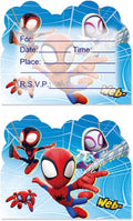 20PCS Spiderman Birthday Invitations ,Spiderman Birthday Invitations for Boys,Spiderman Invitations Birthday Party Supplies(3.93 x 5.9in'') Postcard Style (Invitations 20pcs)