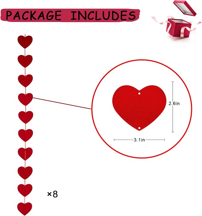 Anniversary Decorations Kit - 1000 Artificial Rose Petals & Red Heart Foil Balloons Set with Love Banner - Romantic Room Decor for Wedding Night, Proposal & Couples Special Events