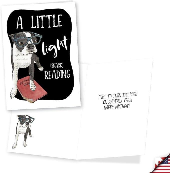 NobleWorks, Assortment Pack of 3 Funny Birthday Greeting Cards with Envelopes (3 Designs, 1 Each) Dog Antics Dining VC10795BDG-C1x3