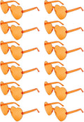 12/20Pcs Heart Shaped Sunglasses for Women, Party Favors Glasses for Wedding, Galentines, Valentines Decorations