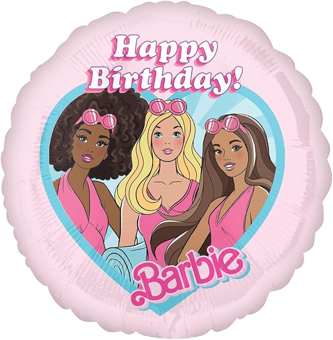 Barbie's Birthday Party Supplies Dream Together Foil Balloon Bouquet Decorations
