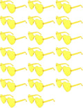 12/20Pcs Heart Shaped Sunglasses for Women, Party Favors Glasses for Wedding, Galentines, Valentines Decorations
