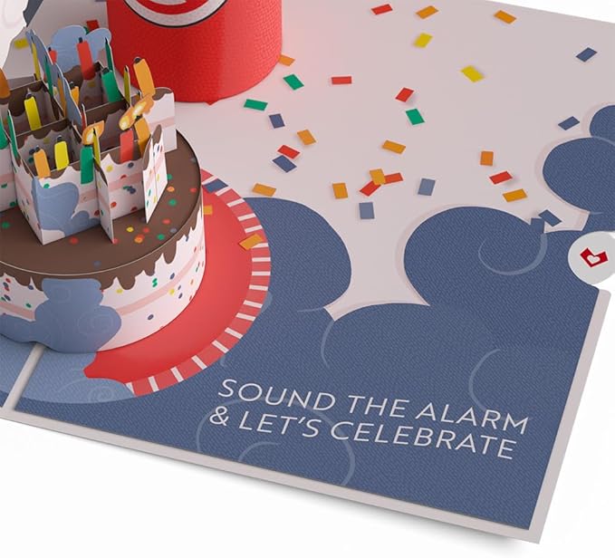 Lovepop Happy Birthday Pop-Up Card for Her and Him- 3D Humor Birthday Greeting Cards for Boys, Girls, Men, Women - Holy Smokes - 5" x 7" Fire Extinguisher Card- Blank Notecard & Envelope Included