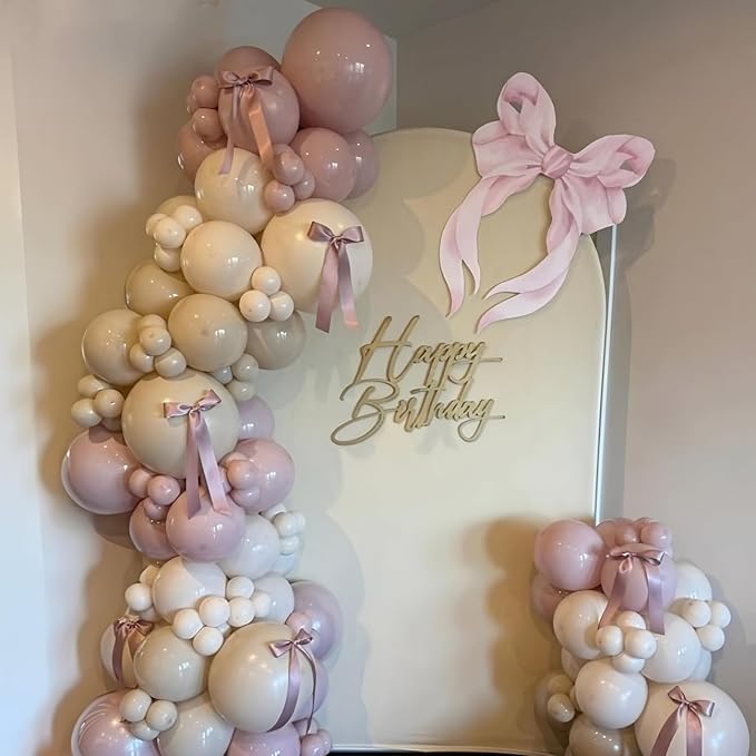 Dusty Pink Balloons 5inch Small Cavern Pink Balloon 60pcs Mini Round Retro Boho Blush Light Rose Latex Balloon for Arch Garland Girls Birthday Party Decoration Wedding Baby Bridal Shower Bachelorette