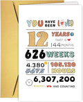 Funny 12th Birthday Card for Boys Girls, Unique Birthday Card Gift for 12th Teen Children, Happy Birthday Card Gift for Twelve Years Old Son Daughter, Ideas 12th Birthday Decorations