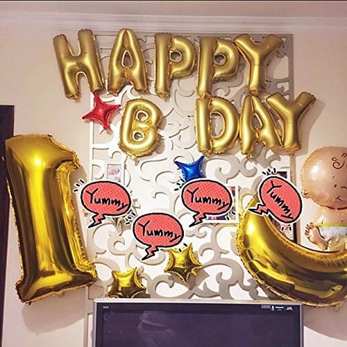 Glanzzeit 16 Inch Gold Balloons Decor Letters A to Z Numbers 0 to 9 for Wedding Prom Birthday Party (Letter Q)