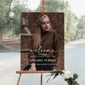 Graduation Party Welcome Sign, Photo Graduation Poster, Greenery Grad Poster, Grad Party Decorations, Senior 2025 2026, Class of 2025 Welcome Board,Custom Grad Celebration Sign, Graduates, Canvas 6