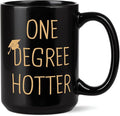 Graduation Gifts for Her, Him - 15oz Ceramic One Degree Hotter Mug - 2026 Funny College, Masters Degree, Phd, Nursing & Nurse, High School Grad Gifts for Women Men, Graduation Party Decorations