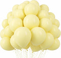 110pcs Pastel Yellow Balloons 12inch Light Yellow Latex Party Balloons for Graduation, Easter, Wedding, Birthday, Bridal Shower, Sunflower Party, Baby Shower, Anniversary Party Decorations