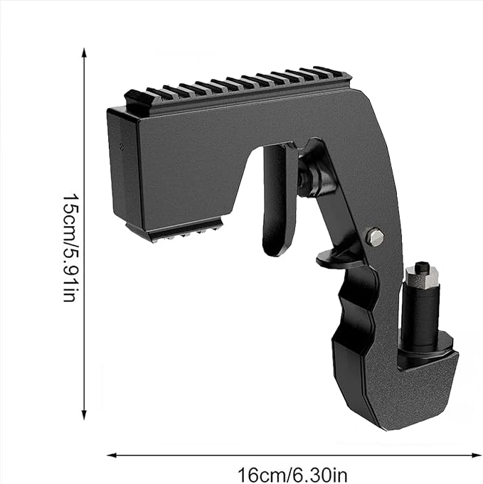 UPOFI Champagne Gun，Champagne Gun for Parties - Lightweight Plastic Sprayer with Adjustable rubber plug，Portable &Safe Beer Shooter for Birthdays, Weddings，Easy Clean & Reusable(Black)