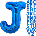 40 Inch Blue Letter J Balloons Alphabet J Letter Balloons Foil Mylar Big Letter Balloons for Birthday Party Anniversary New Year Graduation Wedding Decorations