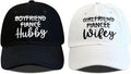 Adjustable Embroidered Hat for Bridal Shower Wedding Engagement Anniversary Honeymoon Newlyweds Couples Gifts