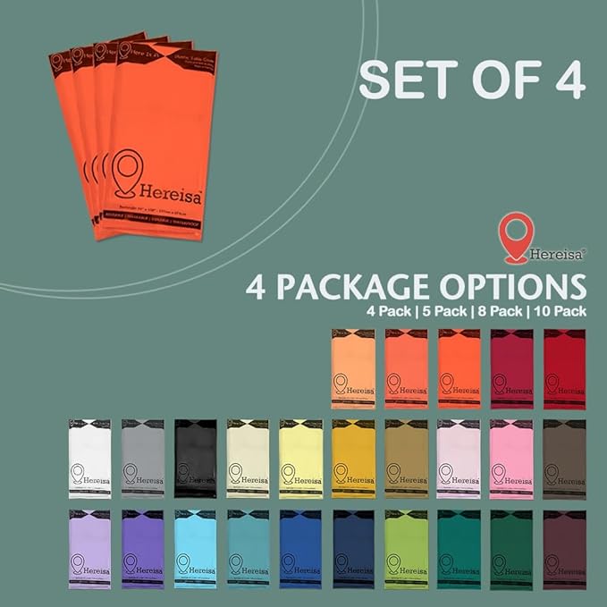 Plastic Tablecloths 4 Pack Rectangle