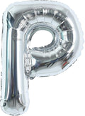 TONIFUL 40 Inch Large Silver Letter P Balloons Helium Balloons,Foil Mylar Big Letter Balloons for 2026 New Year Eve Graduation Wedding Baby Shower Birthday Party Anniversary Supplies Decorations