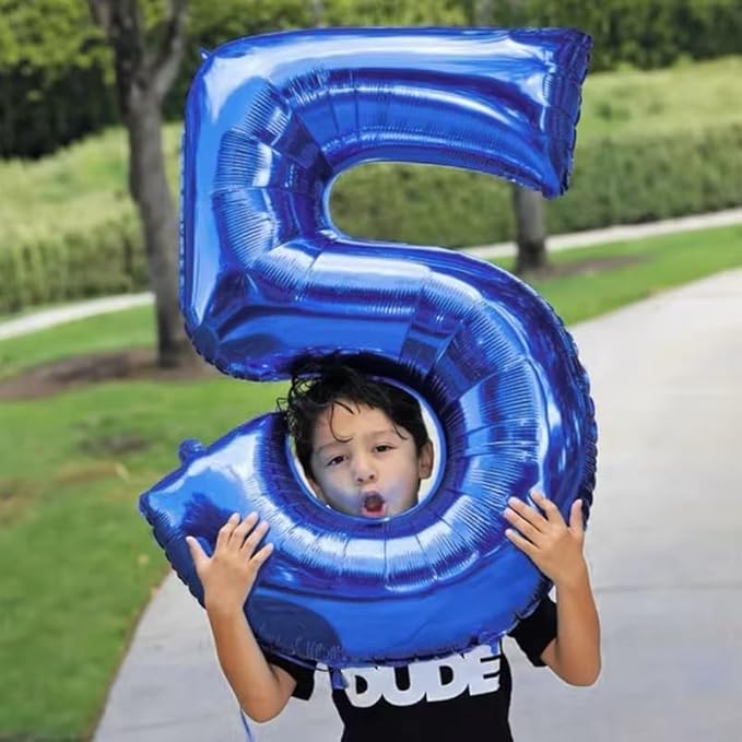 40 inch Navy Blue Number Balloon Dark Blue 9 Balloons Giant Foil Helium Balloons Blue Number 9 Balloon for 9th Birthday Party Decorations