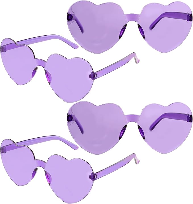 Heart Sunglasses Heart Shaped Glasses Bulk Valentines Halloween Bachelorette Party Decorations Glasses Women Men
