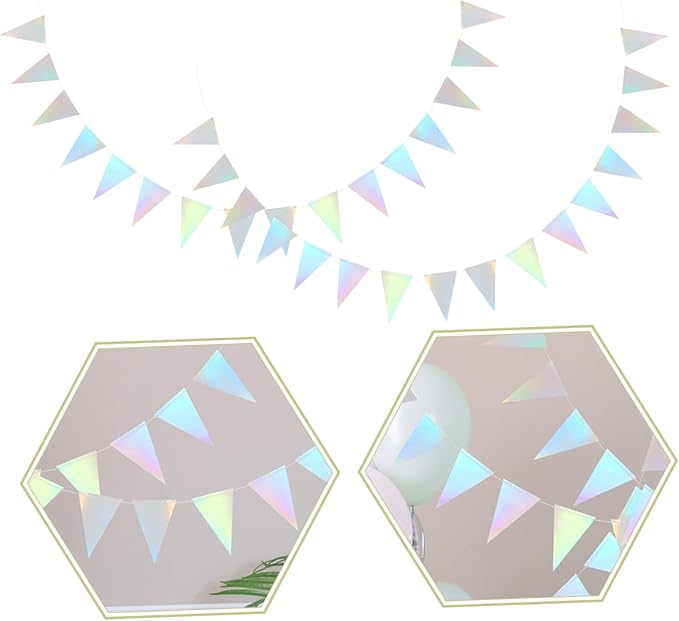 2pcs Double-Sided Party Banner Flags for Birthday and Wedding Decor Reusable Hanging Decorations Lightweight and Easy to Store for Themed Celebrations