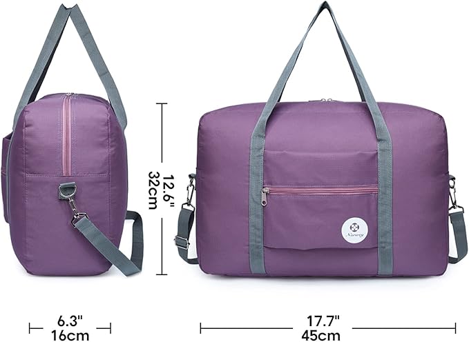 For Spirit Airlines Personal Item Bag Foldable Travel Duffel Bag Tote Carry on Luggage Duffle Overnight for Women and Men