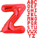 40 Inch Large Red Letter Z Balloons Alphabet Z Letter Balloons Foil Mylar Big Letter Balloons for Birthday Party Anniversary New Year Graduation Wedding Decorations