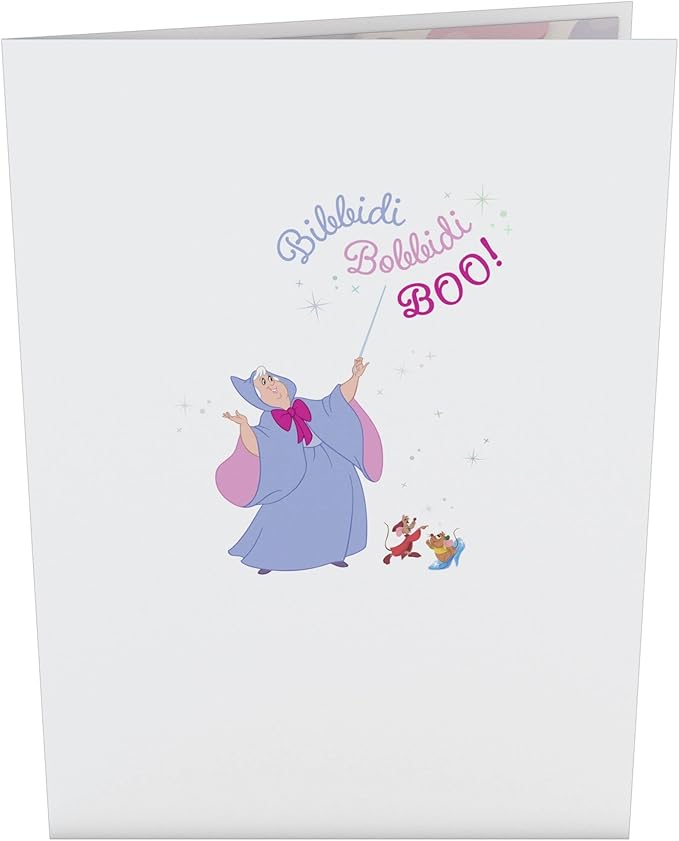 Lovepop Magical Disney Cinderella 3D Pop-Up Birthday Card - for Him, Her, Kids, Boys, Girls, Men, Women - 5" x 7" - Envelope Included