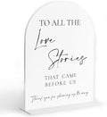 Generations Of Love Wedding Sign, White Arch Acrylic Wedding Sign, Wedding Signs for Ceremony and Reception, Bridal Shower Decorations, Engagement Party Decor, Centerpiece Table Decorations Party-27