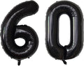 Number Balloons Black Party Balloon - Giant Number 10 Balloon, 40 Inch Large Balloon for Birthday Decorations, Black Party Supplies for Men Women