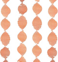 Elegant Coral Tissue Fringe Garland - 9 ft. (1 Pc.) - Premium Paper, Stunning & Versatile Decor - Ideal for Any Events