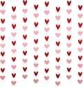 8 Pack Valentines Day Heart Garland Red and Pink, Valentine's Day Hanging Heart Garland Hanging Heart Valentines Garland Decorations for Happy Valentine's Day Party Decorations (NO DIY)
