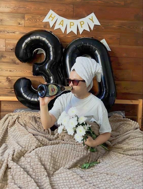 Black Number 20 Balloon 40 inch, 20 Number Balloons, 20th Black Birthday Decorations, 20 Year Old Girls Boys Party Supplies